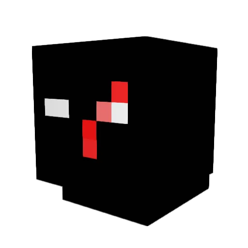TiKaempfer Minecraft avatar head, 3D render