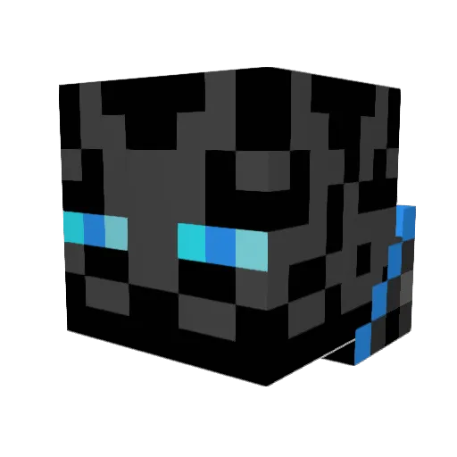 TiagoDias_13 Minecraft avatar head, 3D render