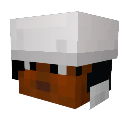 TiagoIsBoss Minecraft avatar head, 3D render