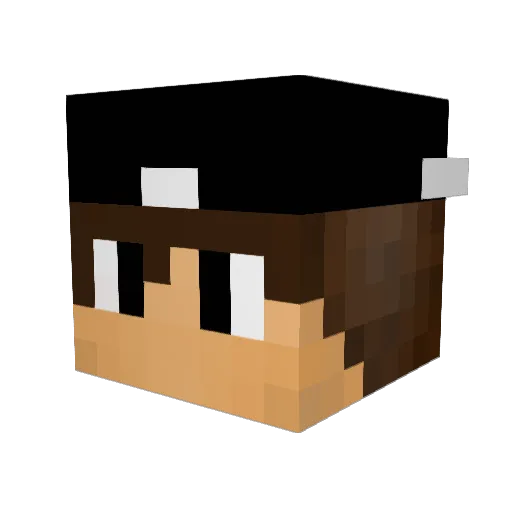 TiagoMuller Minecraft avatar head, 3D render