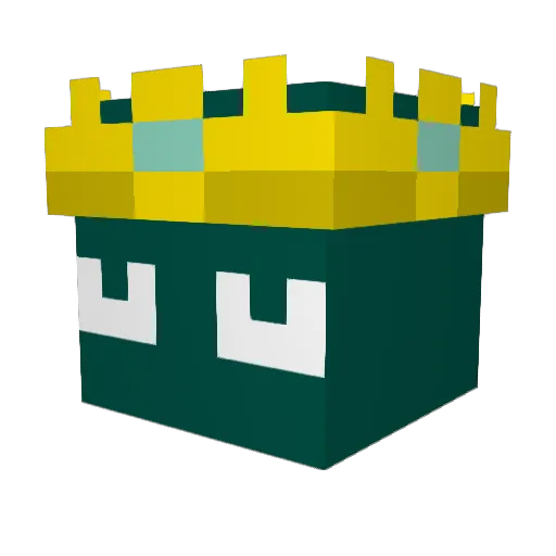 TiagoRafs Minecraft avatar head, 3D render