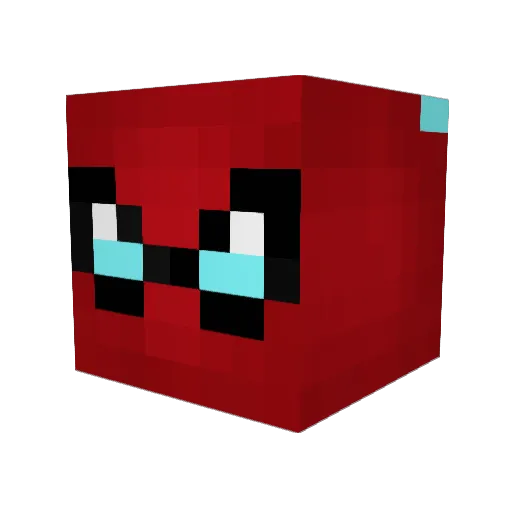 TiagoSMS Minecraft avatar head, 3D render