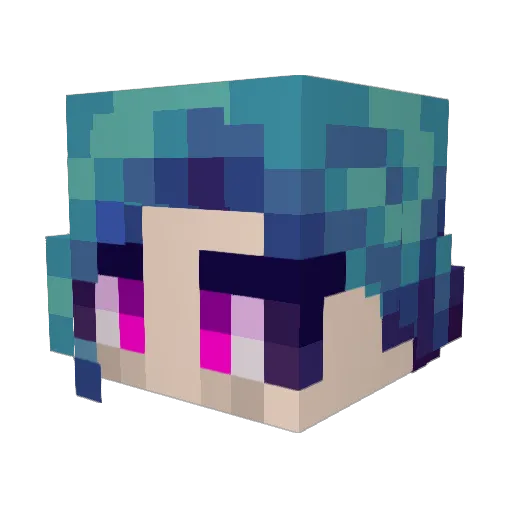 Tiago_Noninho Minecraft avatar head, 3D render
