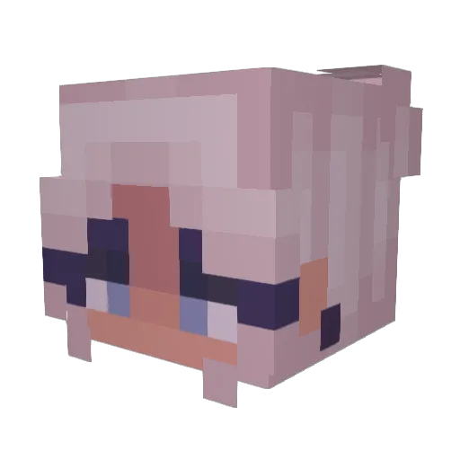 Tiah_ Minecraft avatar head, 3D render
