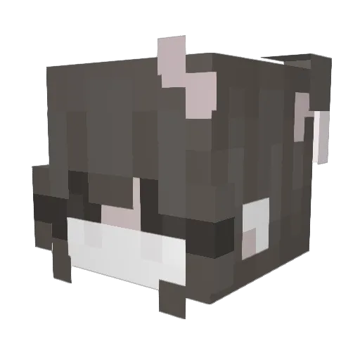 TianJie01 Minecraft avatar head, 3D render