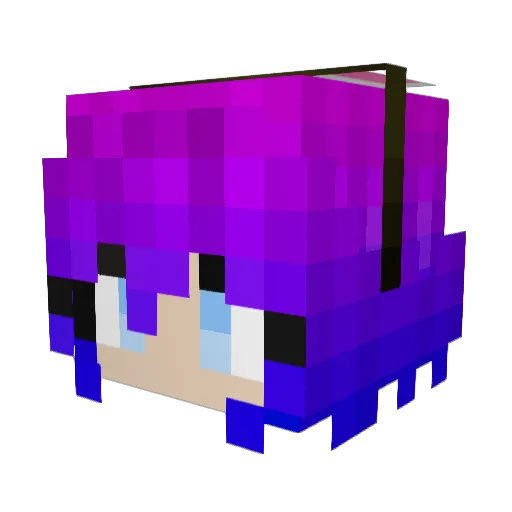 Tianai2029 Minecraft avatar head, 3D render