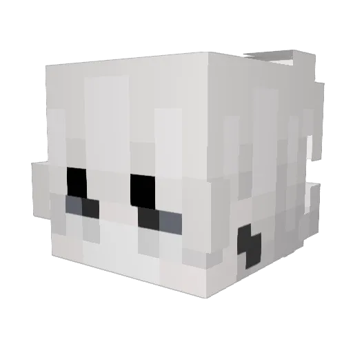 Tianoli Minecraft avatar head, 3D render