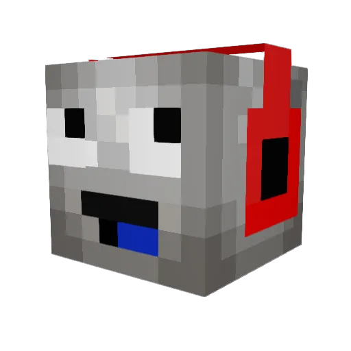 Tiara70 Minecraft avatar head, 3D render