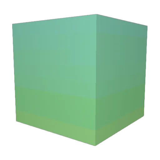 Tibanc Minecraft avatar head, 3D render