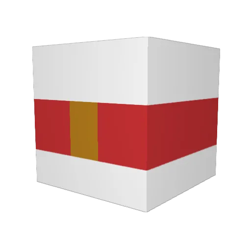 Tibelia Minecraft avatar head, 3D render