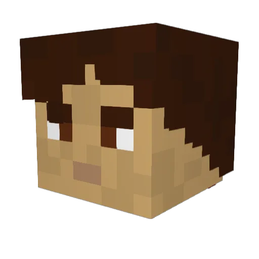 Tiberiu1273 Minecraft avatar head, 3D render