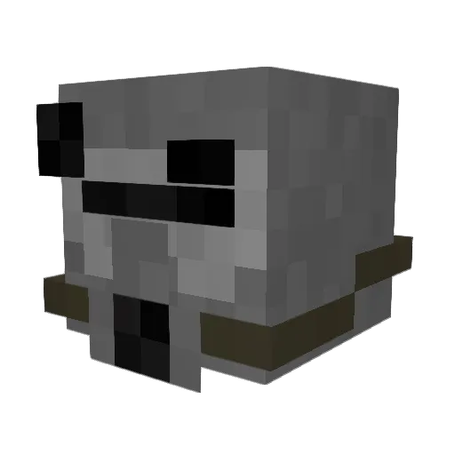 TiberiusDoom Minecraft avatar head, 3D render