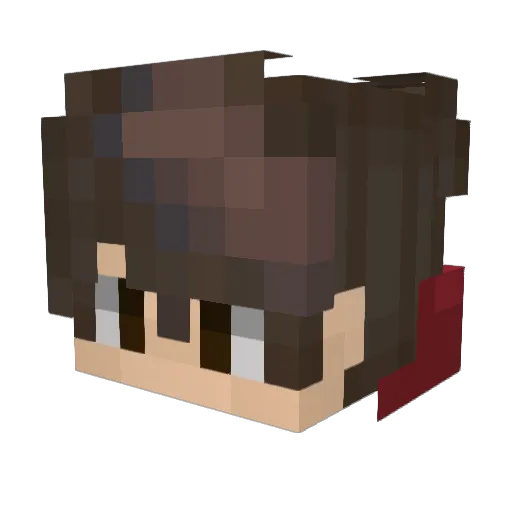 TiberiusRo Minecraft avatar head, 3D render