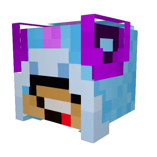 Tibi9873 Minecraft avatar head, 3D render