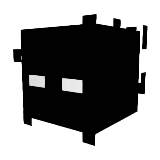 Tibo2901_ Minecraft avatar head, 3D render