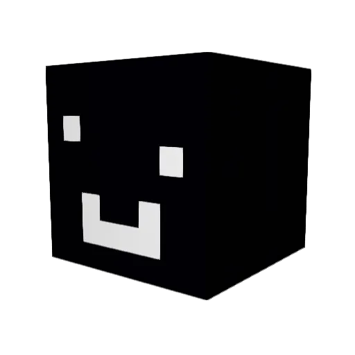 TiboNB Minecraft avatar head, 3D render