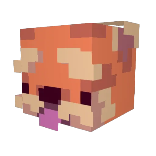 Tibo__ Minecraft avatar head, 3D render