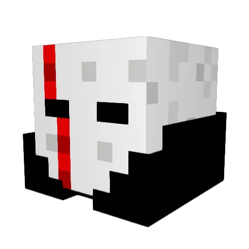 Tibojuju_ Minecraft avatar head, 3D render
