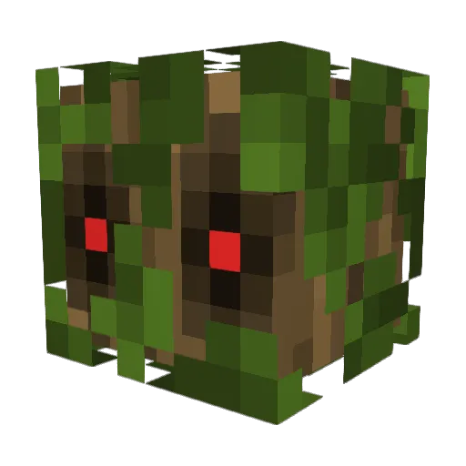 Tibutip Minecraft avatar head, 3D render