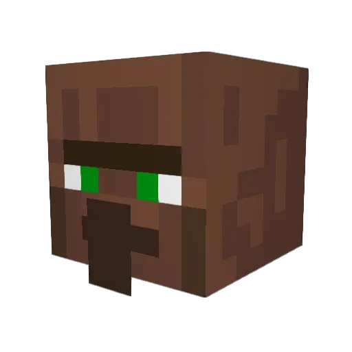TicTacTroll Minecraft avatar head, 3D render