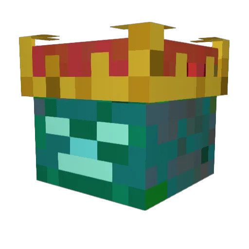 TichiMC Minecraft avatar head, 3D render