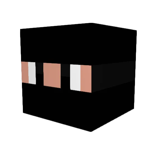 Ticiano Minecraft avatar head, 3D render