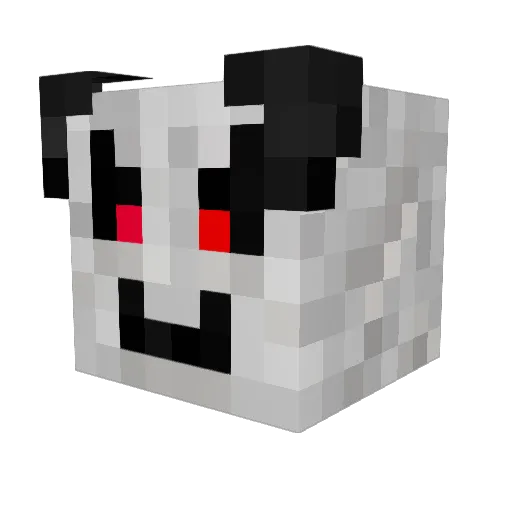 TickleThePanda Minecraft avatar head, 3D render