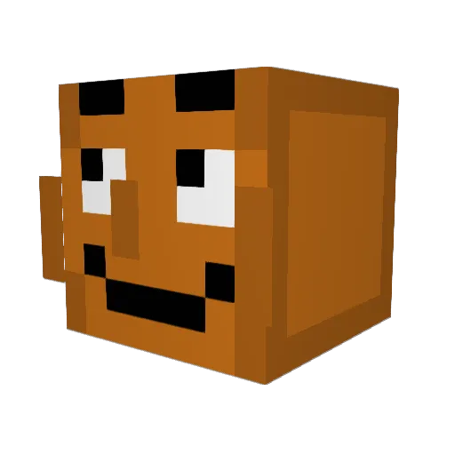 TickleTipson7812 Minecraft avatar head, 3D render