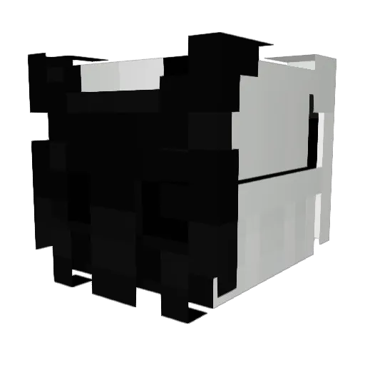 Tico_0 Minecraft avatar head, 3D render