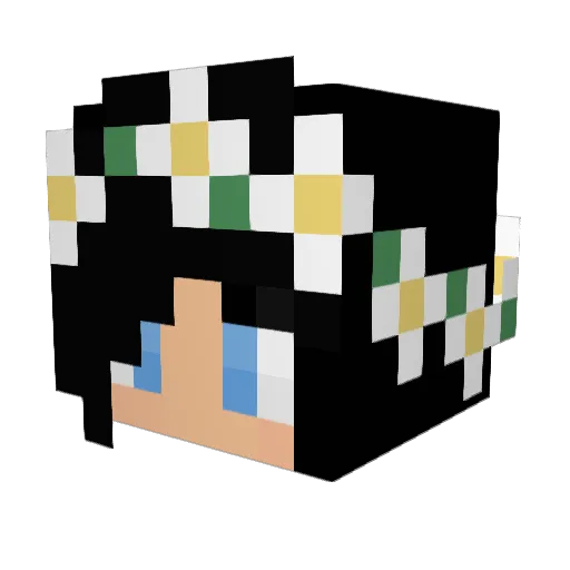 Tidal_Surge Minecraft avatar head, 3D render