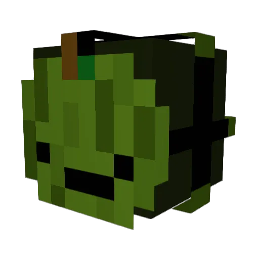 Tidalwaveeee Minecraft avatar head, 3D render