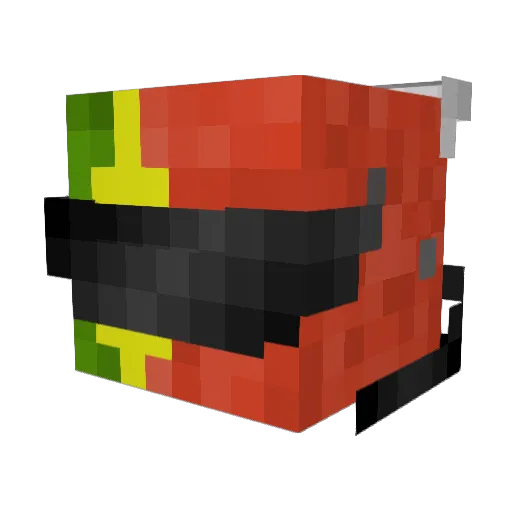 Tidasilva_2007 Minecraft avatar head, 3D render