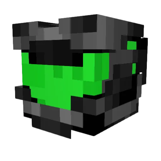 Tidepodss Minecraft avatar head, 3D render