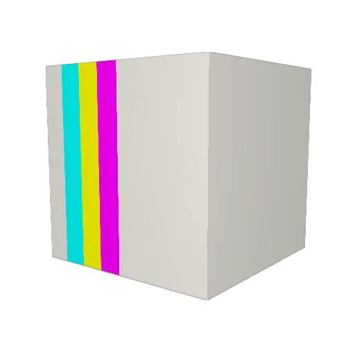 Tiefsee Minecraft avatar head, 3D render