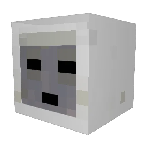 Tiefseekrabbe07 Minecraft avatar head, 3D render