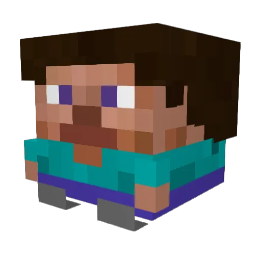 Tier142 Minecraft avatar head, 3D render