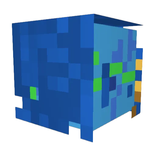 TiesIsOnwies Minecraft avatar head, 3D render