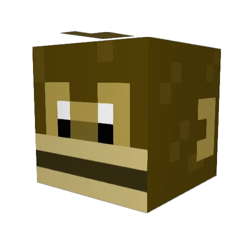 Tietjes Minecraft avatar head, 3D render