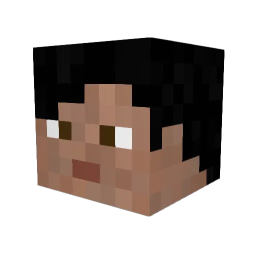Tiffany_Boo Minecraft avatar head, 3D render