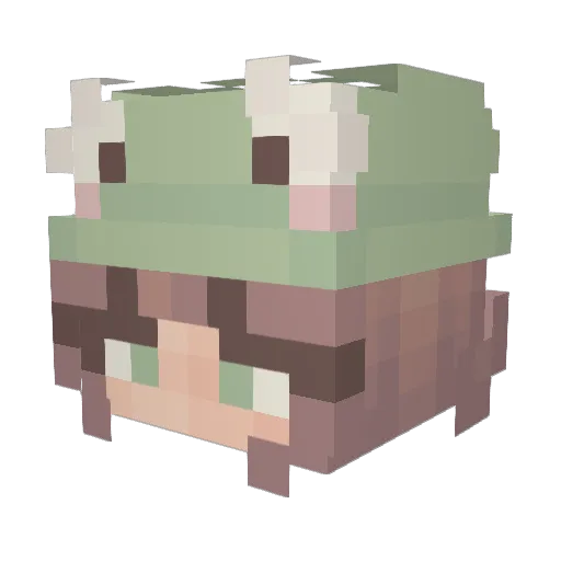 Tiffany_C_ Minecraft avatar head, 3D render