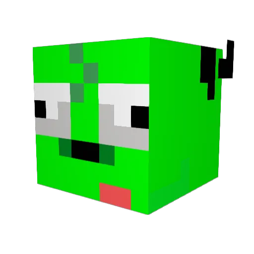 Tiffytiff Minecraft avatar head, 3D render