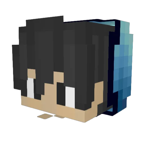 Tiger7810 Minecraft avatar head, 3D render
