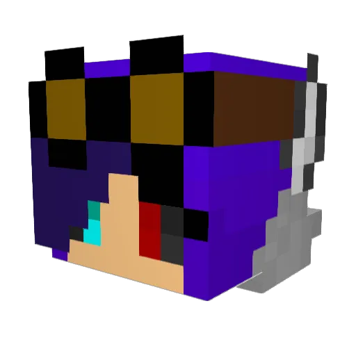 TigerBlade24 Minecraft avatar head, 3D render