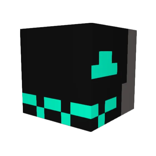 TigerDragon08 Minecraft avatar head, 3D render