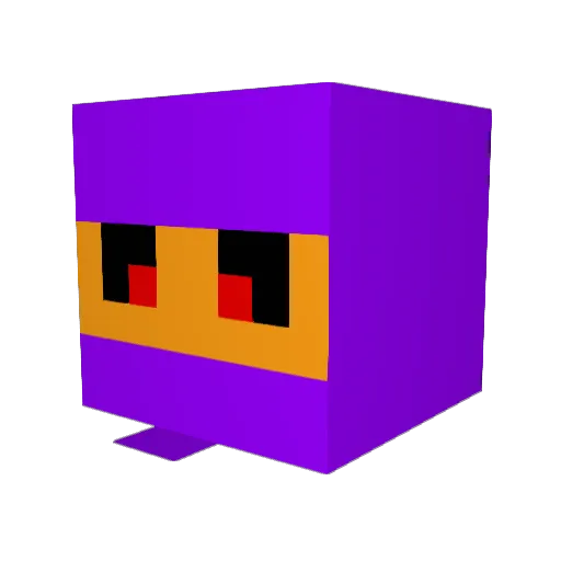 TigerFangMC Minecraft avatar head, 3D render