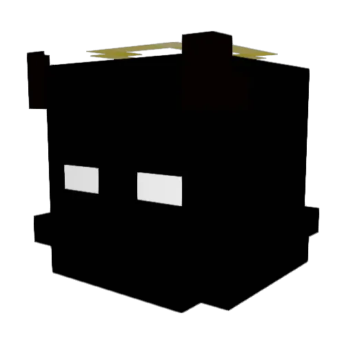 TigerKriger Minecraft avatar head, 3D render