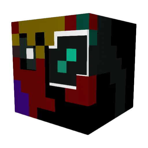 TigerZReaper Minecraft avatar head, 3D render