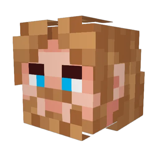 Tiger_Alex555 Minecraft avatar head, 3D render