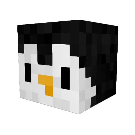 Tiger_Chu Minecraft avatar head, 3D render