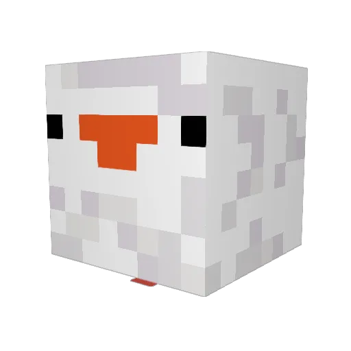 Tiger_Haribo Minecraft avatar head, 3D render